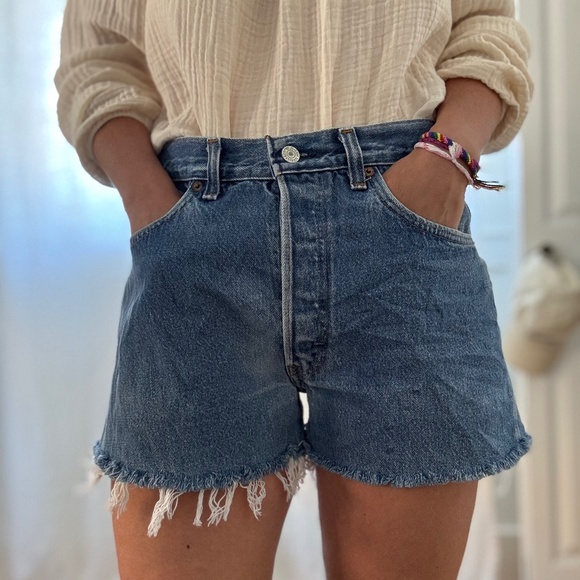 Vintage Levi’s 501 cut offs - Picture 1 of 5